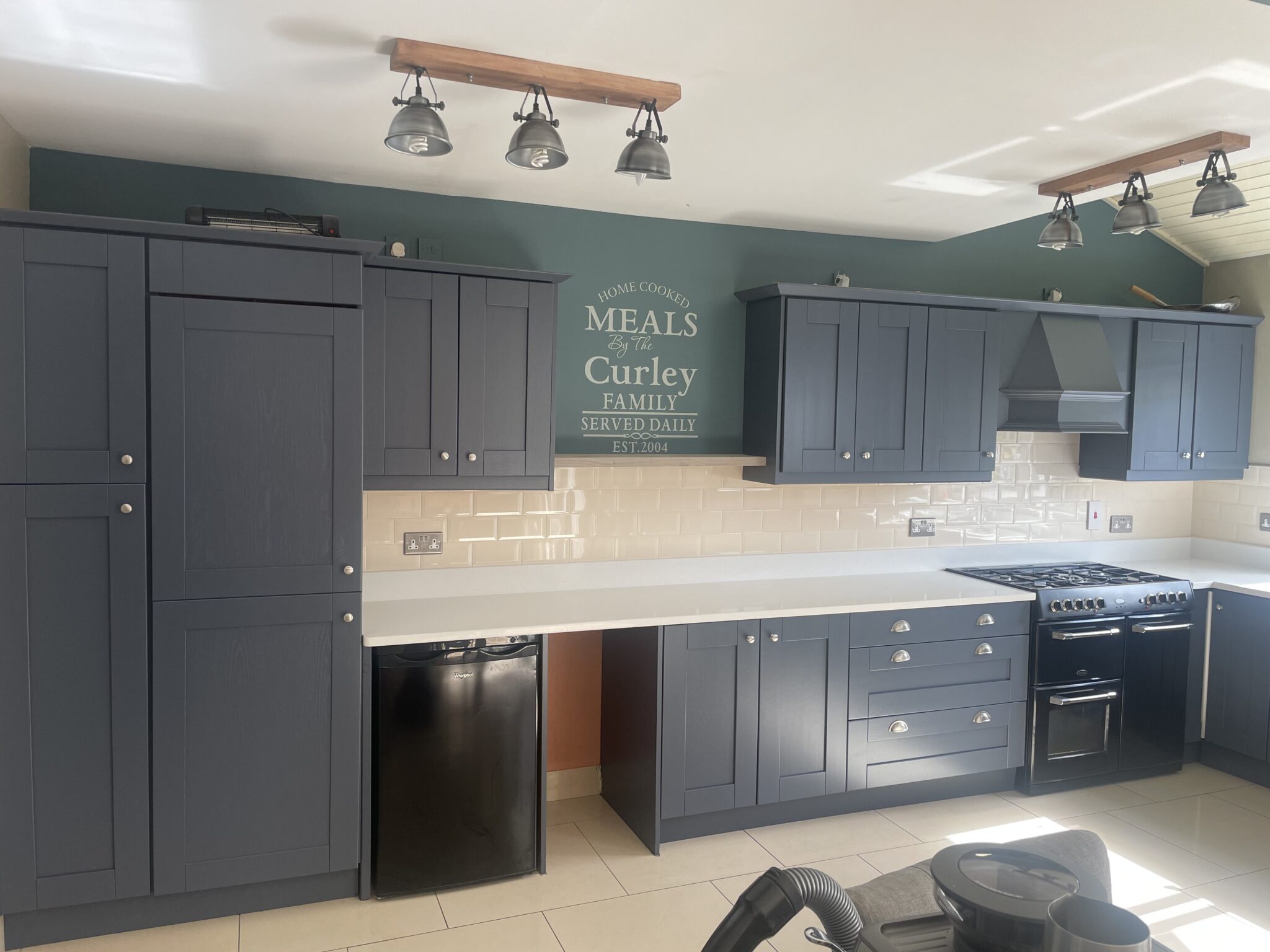 Kitchen after respraying